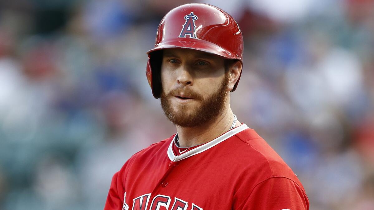 Angels outfielder Josh Hamilton is not in the starting lineup for Monday's game against the Boston Red Sox.