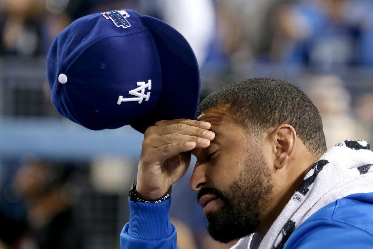 The Dodgers hope outfielder Matt Kemp, who underwent surgery Monday on his sprained left ankle, will be ready in time for opening day.