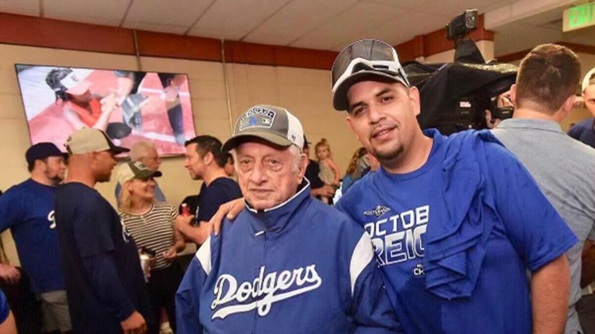 Felipe Ruiz took ride of his life as Tommy Lasorda's assistant