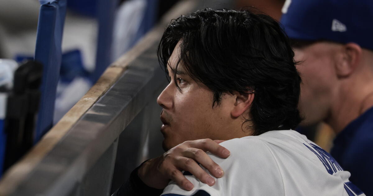 Shohei Ohtani 受伤恐慌可能会改变道奇队的十月计划