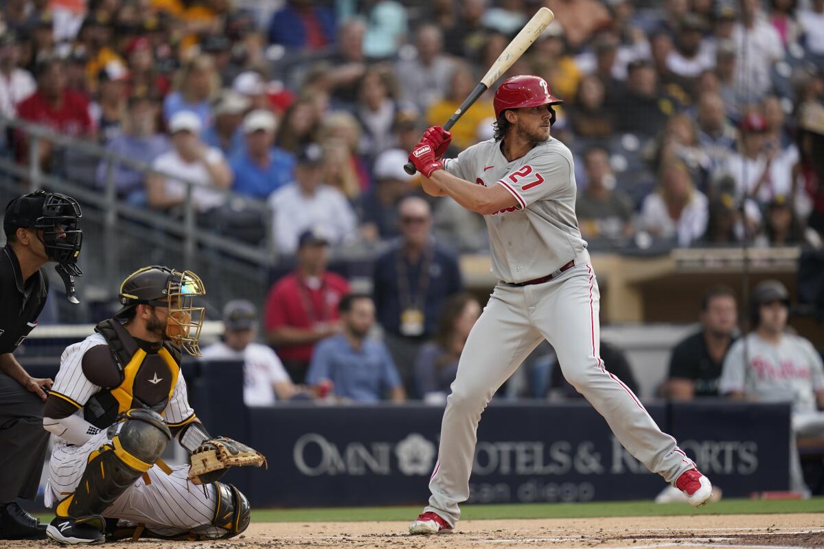 Nola brothers face each other for first time as major leaguers