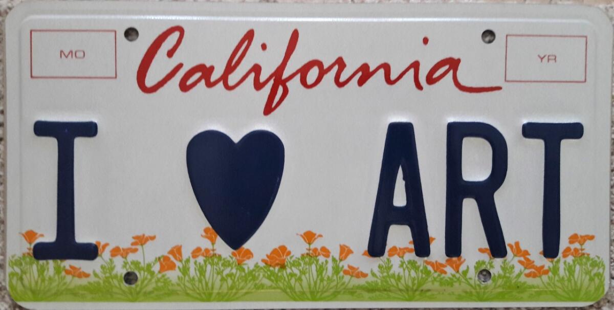 Patti Cooprider died Jan. 4, 2021, but her beloved license plate was given to an art aficionado for a donation to the arts.