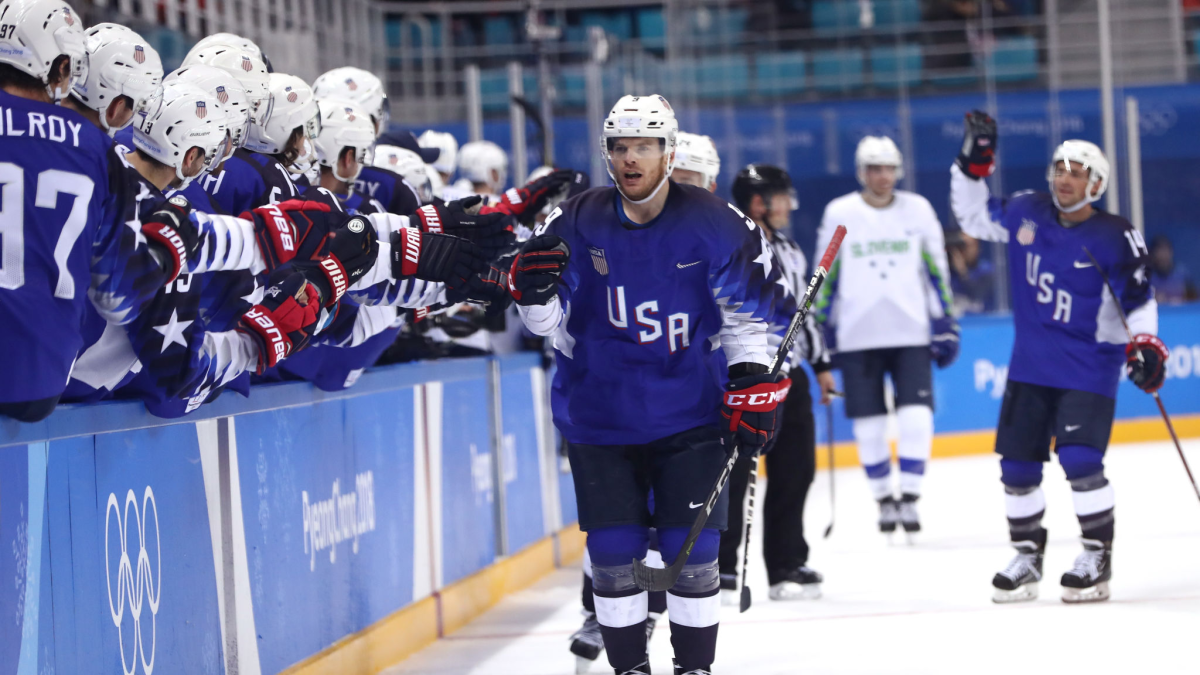 U S Olympic Men S Hockey Features Youngest Roster In Decades Los Angeles Times