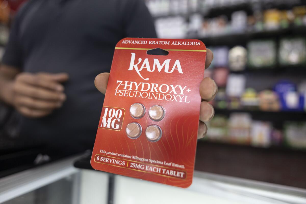 Kratom-related calls to U.S. poison centers 1,200% in a decade
