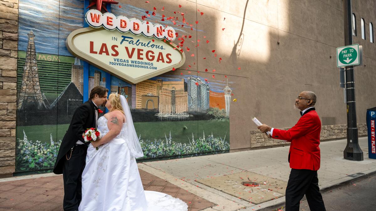 Luck be a Lady in This Downtown Las Vegas Wedding Fashion - Bridal  Spectacular