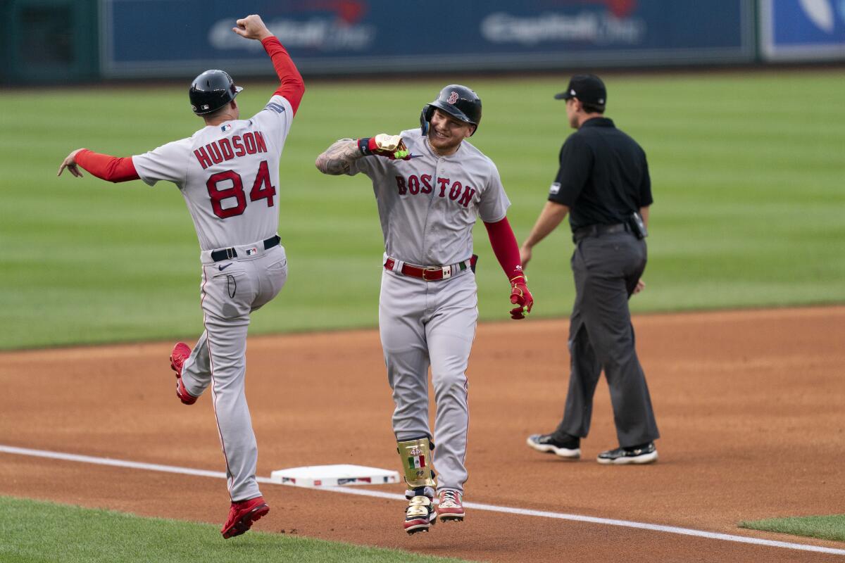 Alex Verdugo hits leadoff homer, Red Sox beat Nationals 5-4 in series  opener - The San Diego Union-Tribune