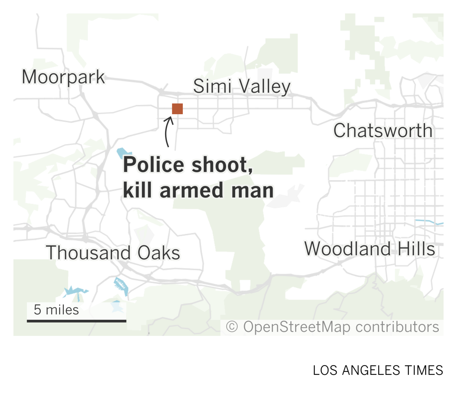 Simi Valley police fatally shoot man who fired at officers, authorities say