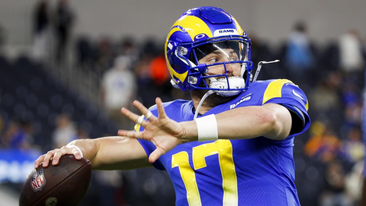 Baker Mayfield looks for more magic as Rams face Packers