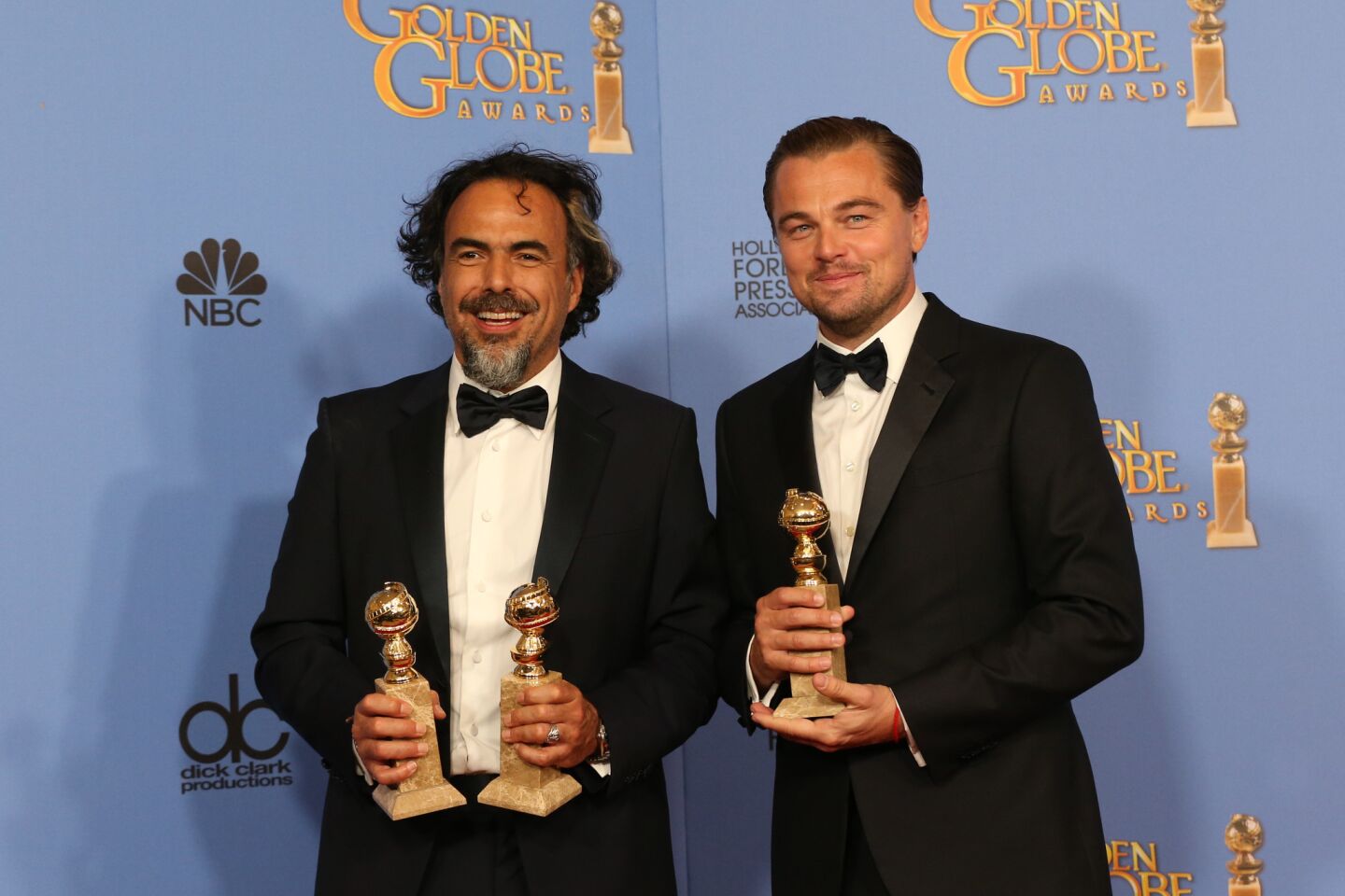Alejandro González Iñárritu and Leonardo DiCaprio | Golden Globe