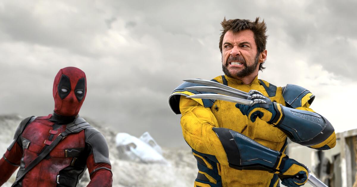 Review: ‘Deadpool & Wolverine’ pushes Marvel in the direction of manic meta mush, for fans only