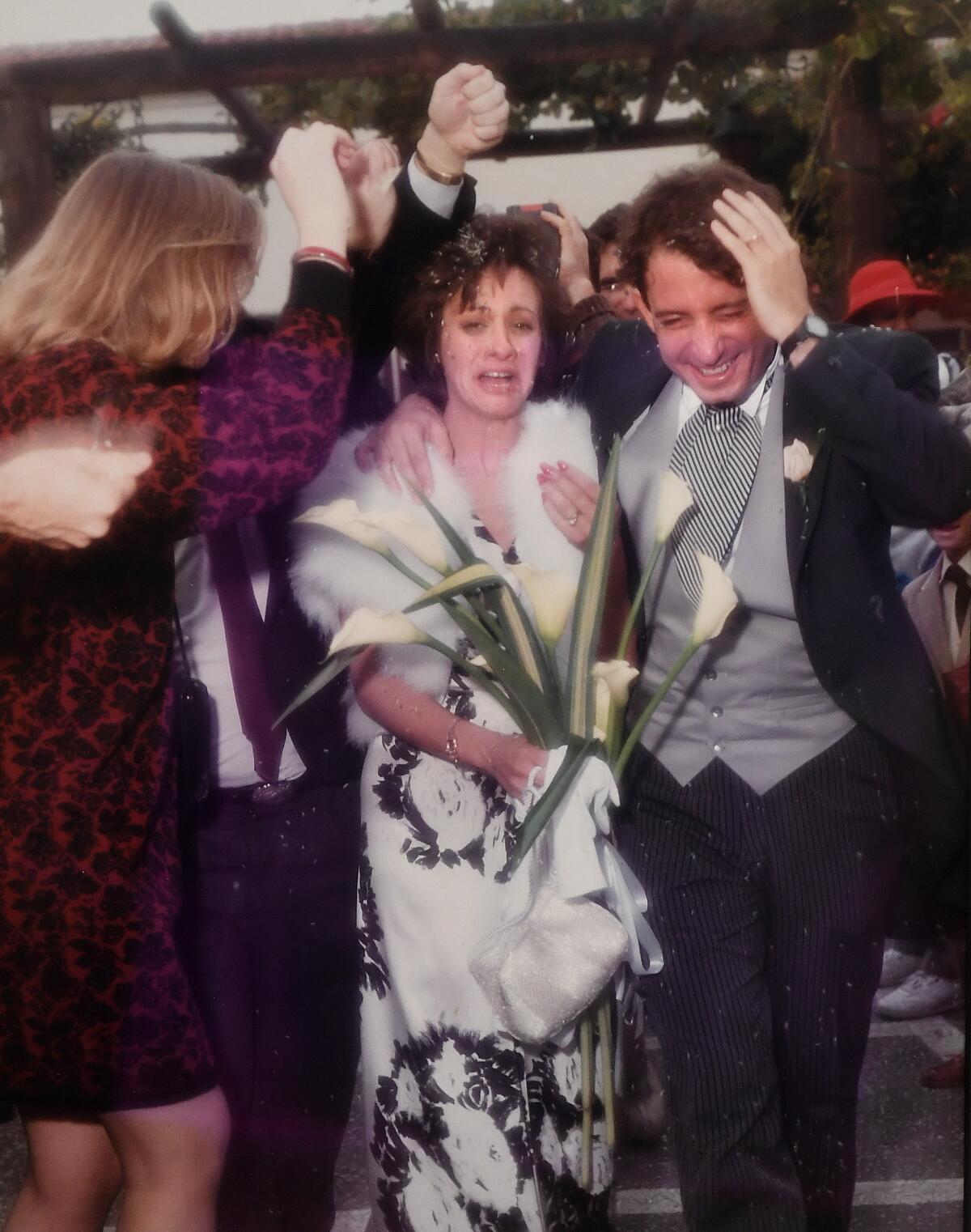 Anna Marie Piersimoni and her husband, Larry Brooks.