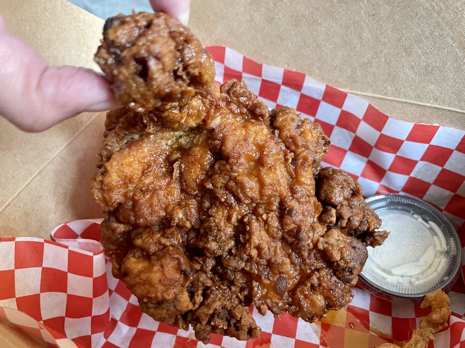 This is your next must-try fried chicken (it's covered in chile honey)