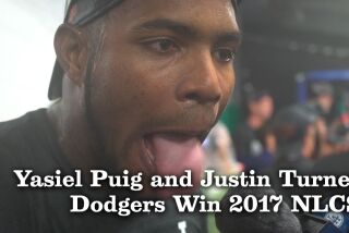 Yasiel Puig and Justin Turner discuss winning the 2017 NLCS