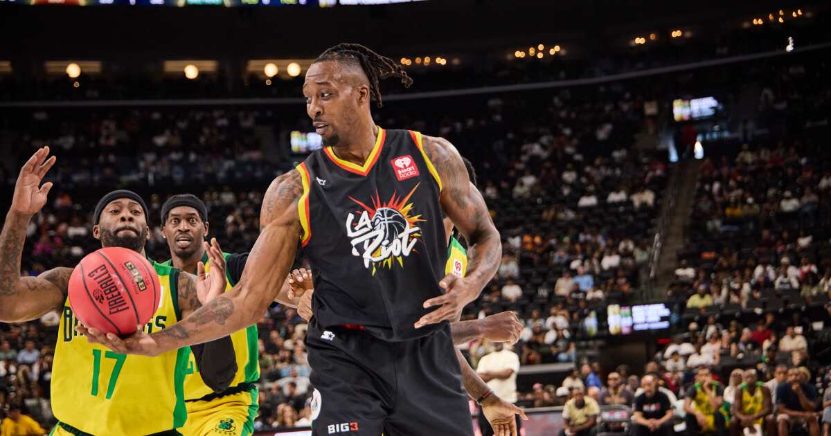 Ice Cube and Dwight Howard tout Big3's potential during festive Intuit Dome visit