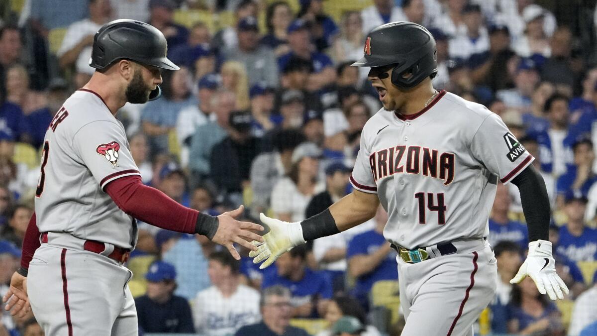 Diamondbacks' Gabriel Moreno hoping to play in Game 1 vs. Dodgers