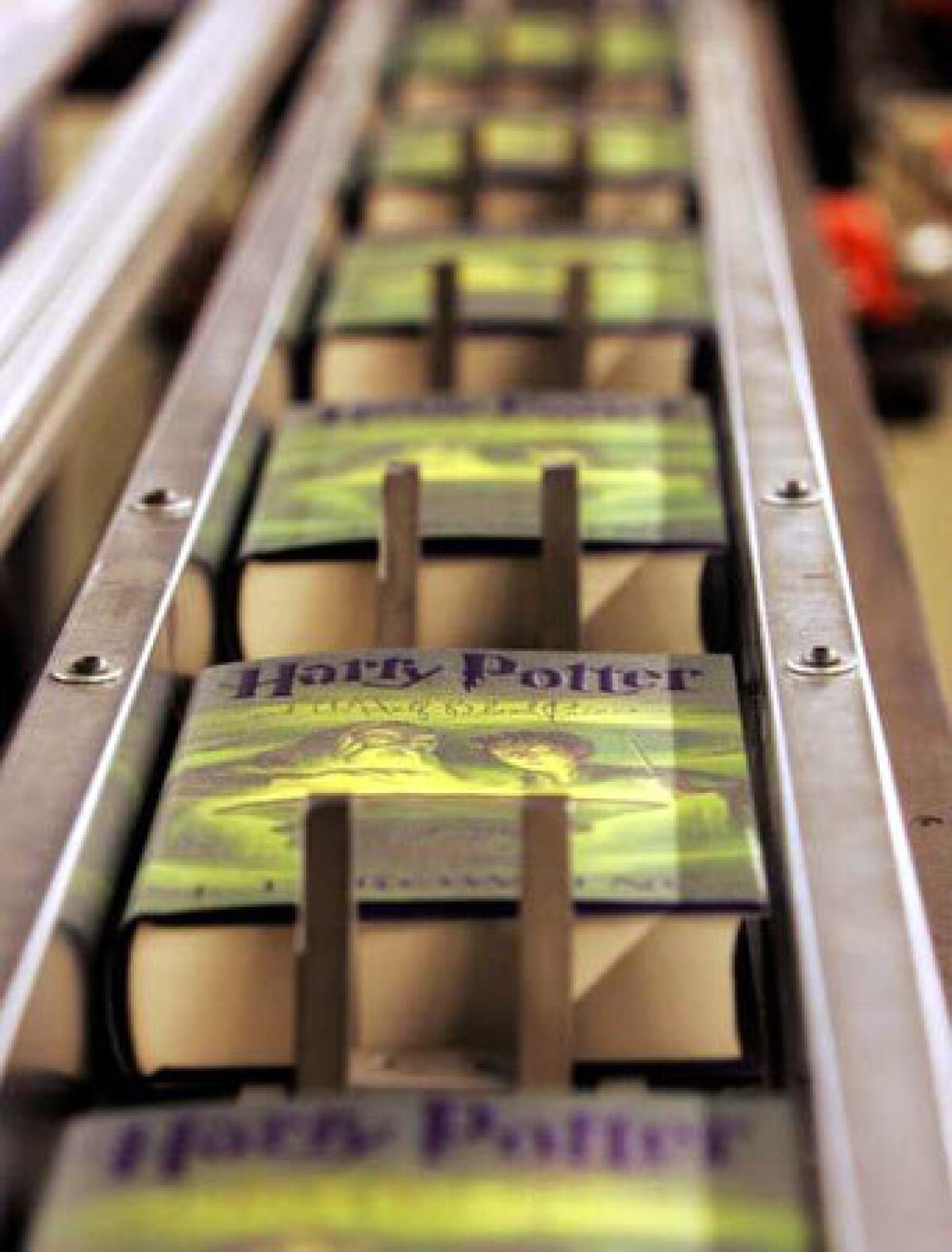 Amazon.com is packing over 800,000 orders of the latest Harry Potter book for shipment Saturday.