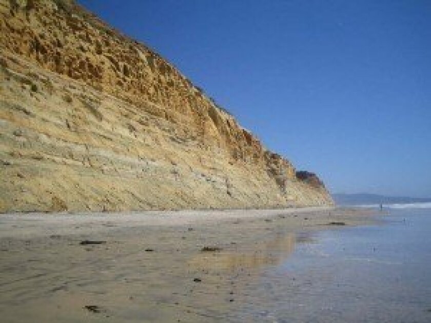 Three small rock slides were reported near Black's Beach in La Jolla on May 2.