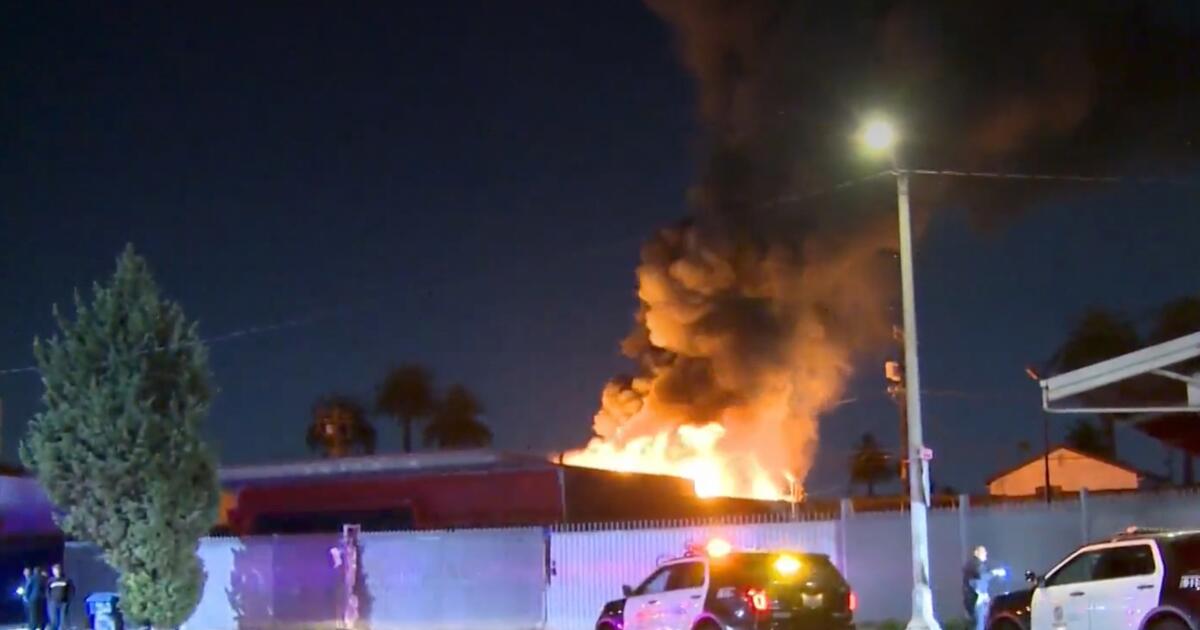 Body found after huge fire destroys cannabis operation in L.A.