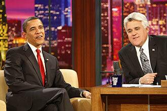 President Obama appears on "Tonight" with Jay Leno.