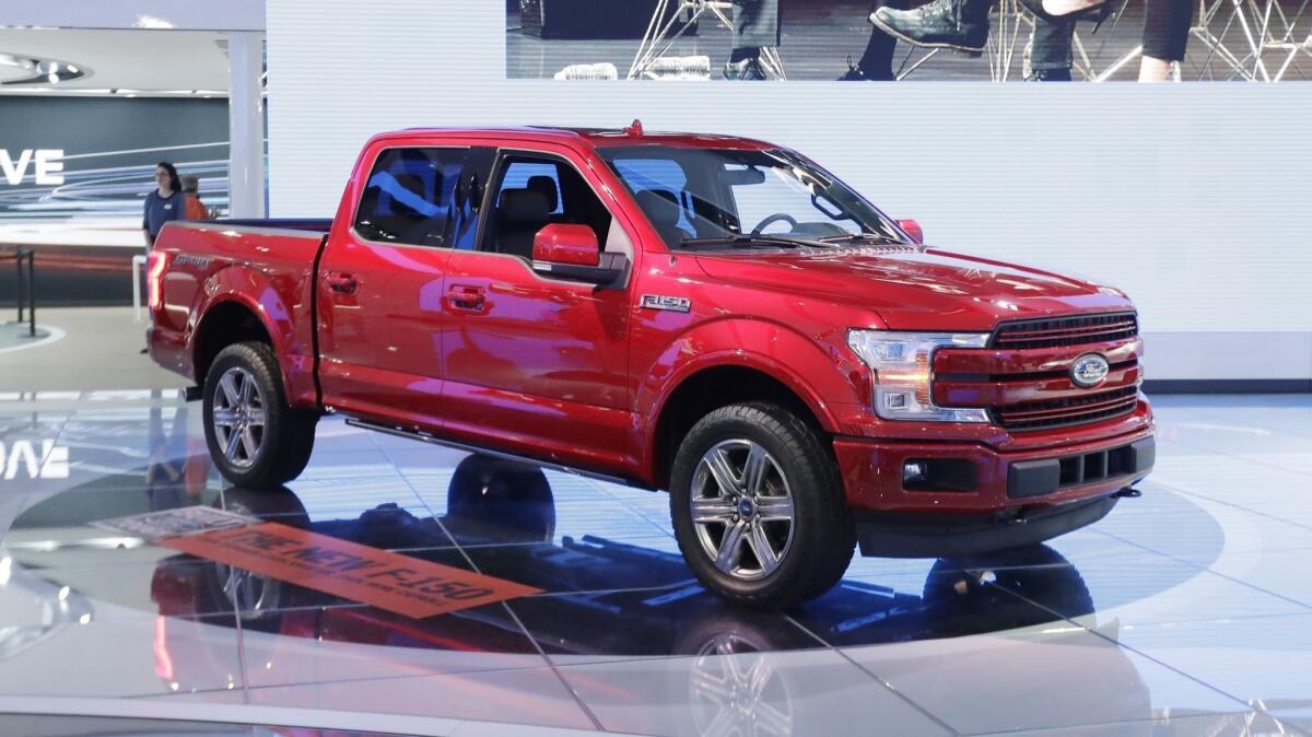 The recall covers Ford F-150 trucks from the 2015 through 2018 model years.