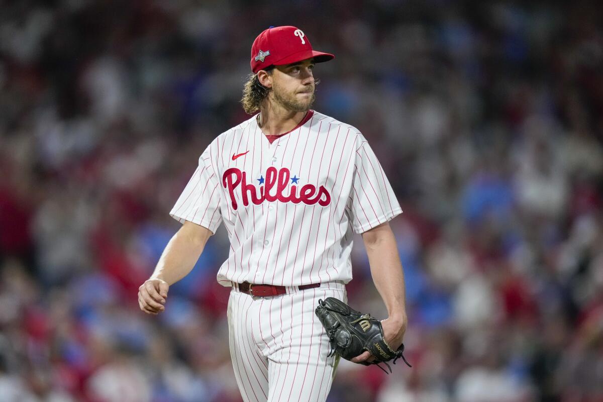 As Aaron Nola takes mound in NLDS, possibility of facing his