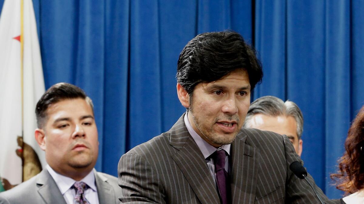 California Senate President Pro Tem Kevin de León in 2014.