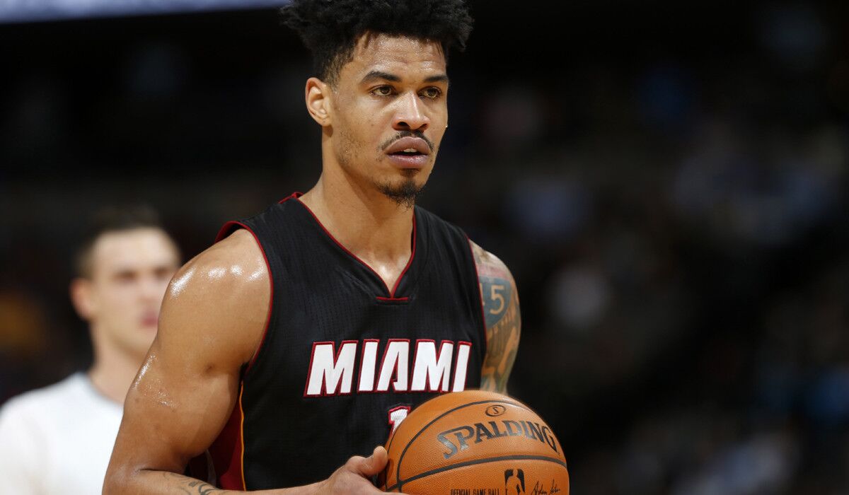 Miami Heat forward Gerald Green during the first half against the Denver Nuggest on Jan. 15.