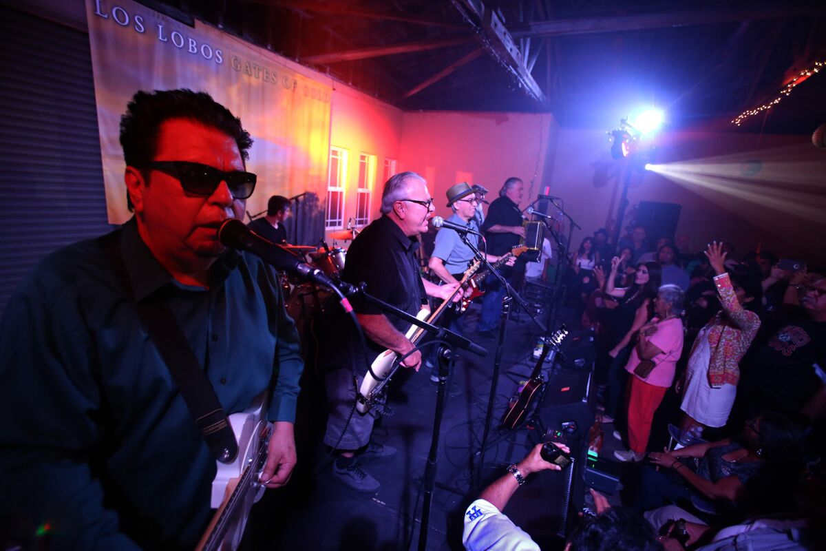 Los Lobos celebrates New Year's Eve at The Canyon in Montclair.