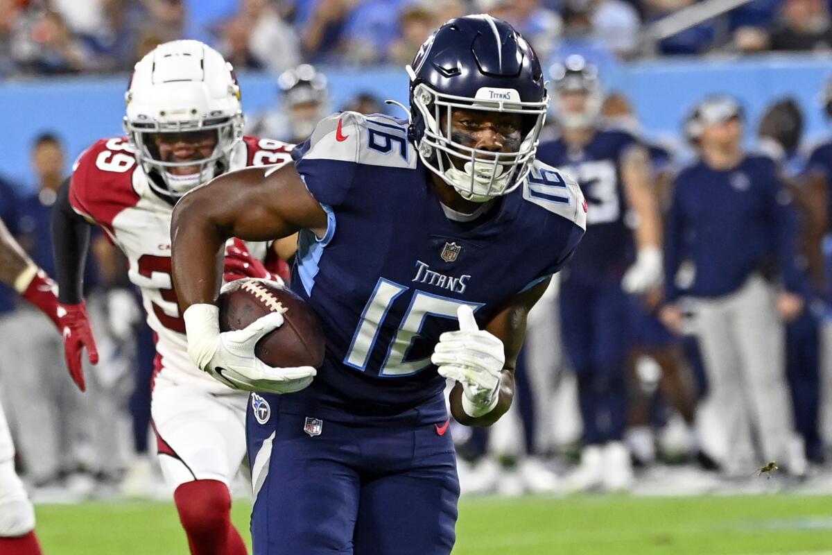 Titans activate WR Treylon Burks, CB Elijah Molden off IR - The