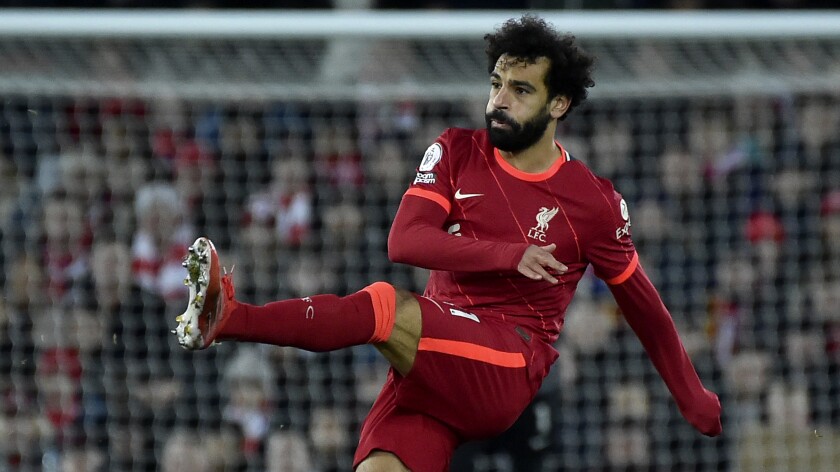 Liverpool's Mohamed Salah 