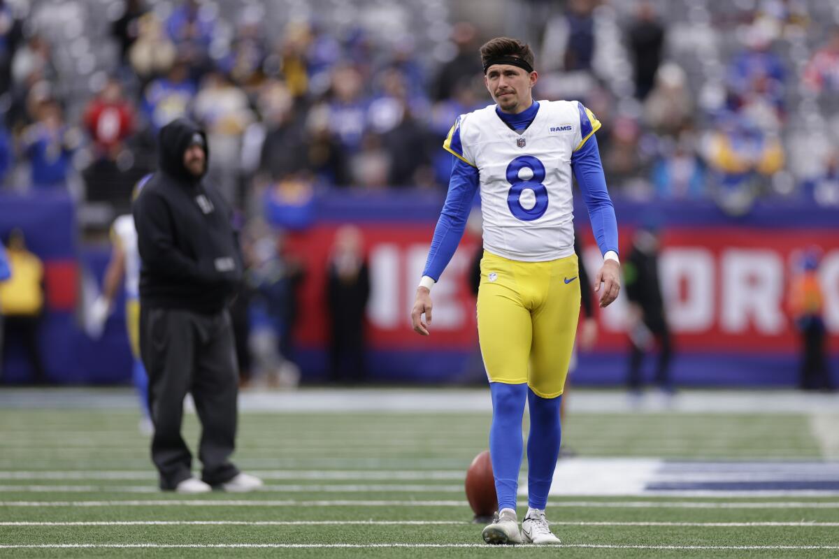 Rams cut kicker Lucas Havrisik after he missed 2 extra points - Los Angeles  Times