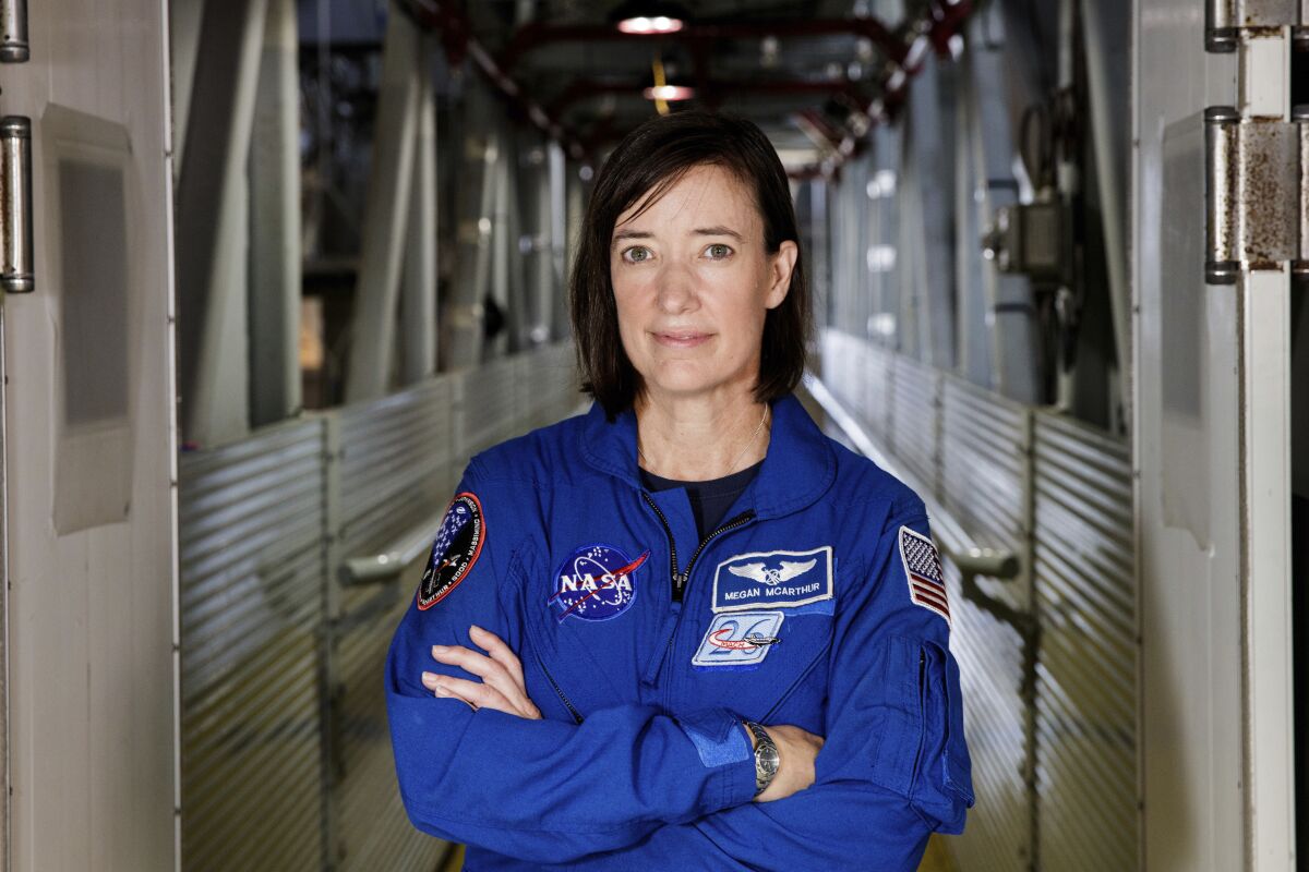 Megan McArthur is scheduled to return to Earth from space station late Monday, California time