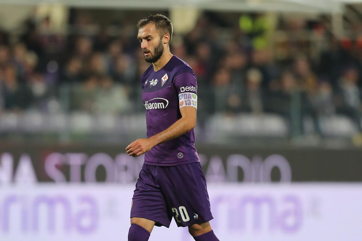 German Pezzella of Fiorentina.