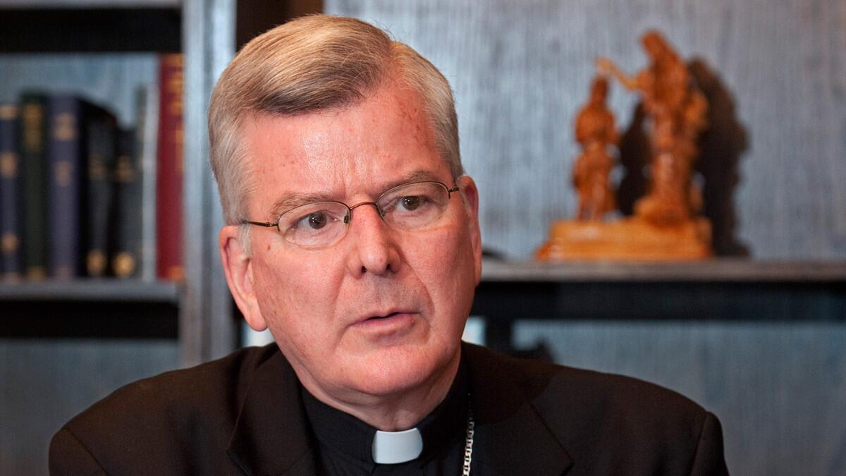 Filing for bankruptcy is "not an attempt to silence victims or deny them justice in court," said Archbishop John C. Nienstedt, shown here in 2010.