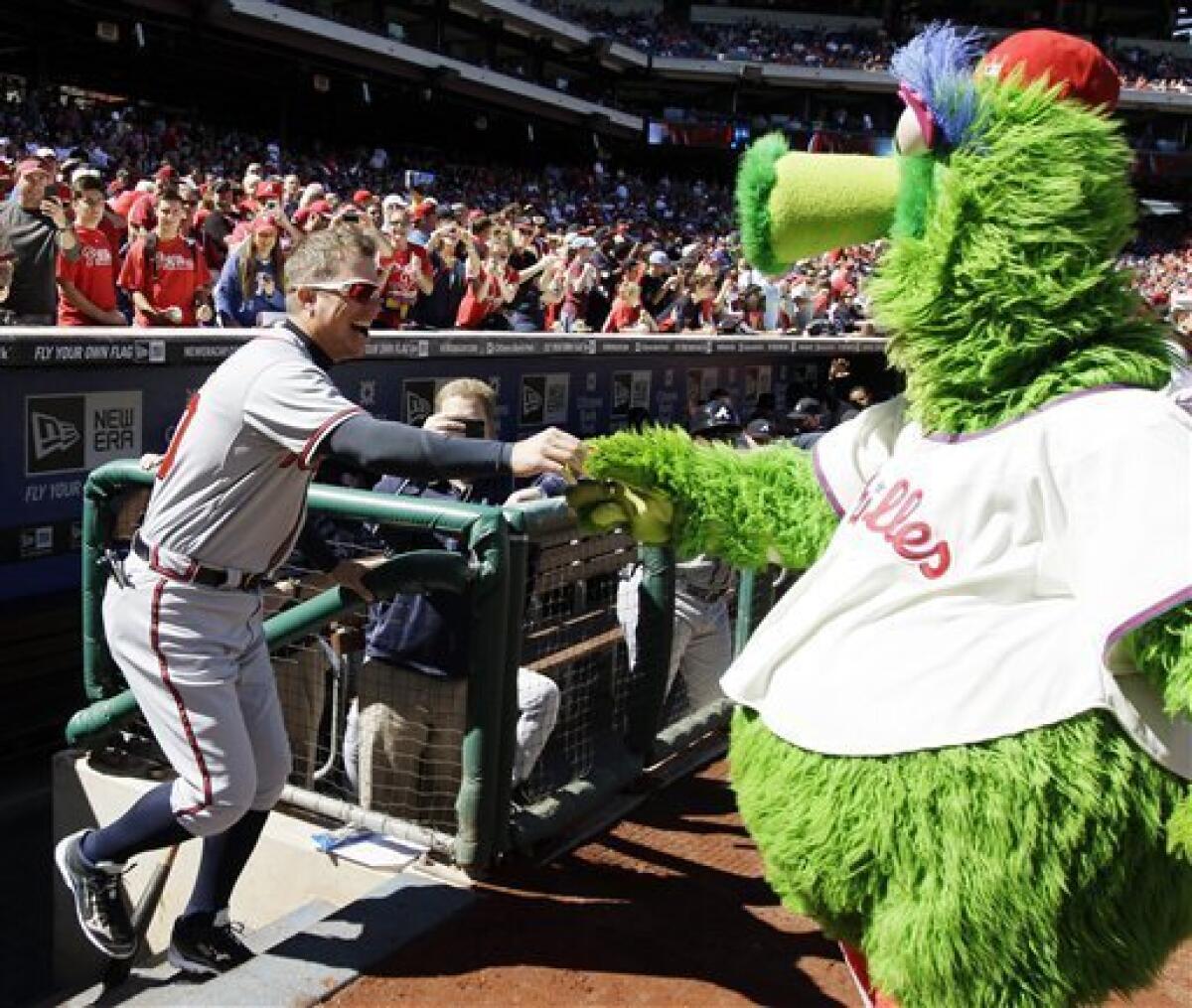 Atlanta Braves mascot Homer at Turner Field, Homer is the…