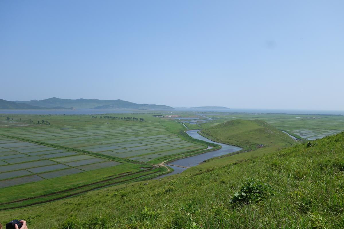 A view of North Korea's Rason Migratory Bird Reserve in 2016.