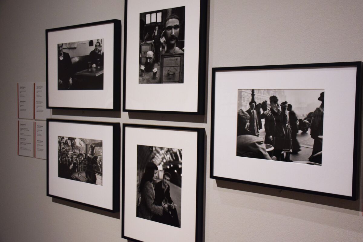 Photographs shot by French photographer Robert Doisneau in the 1950s are on display at the Museum of Photographic Arts. The museum participates in the Memories at the Museum program through the UC San Diego Shiley-Marcos Alzheimer's Disease Research Center.
