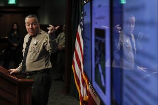 Los Angeles, CA, Tuesday, November 15, 2022 - LA County Sheriff Alex Villanueva details his accomplishments during a press conference at the Hall of Justice where he conceded the election to Robert Luna. (Robert Gauthier/Los Angeles Times)