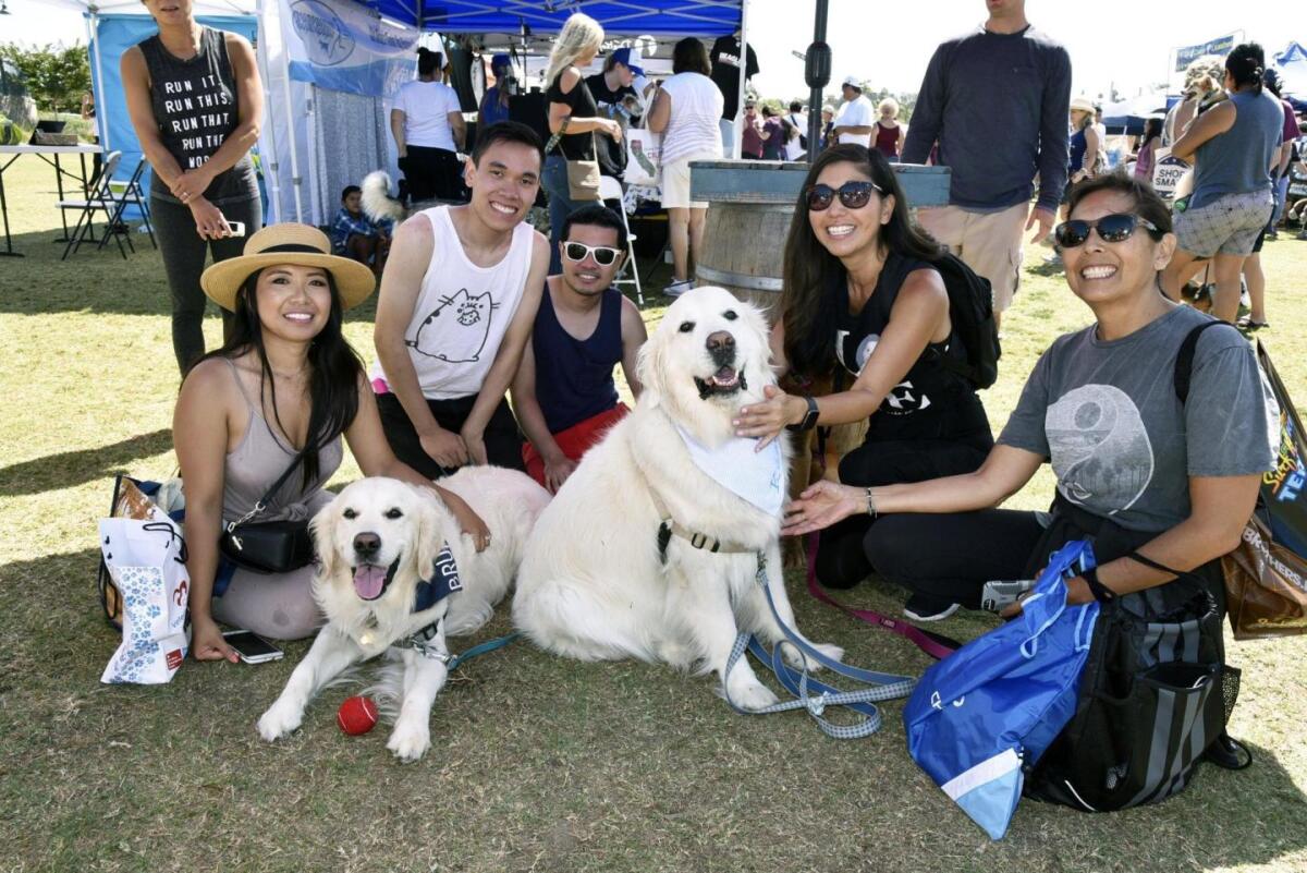 Participants at the Dog Days of Summer event in 2019.