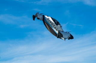 The Pivotal BlackFly in flight.