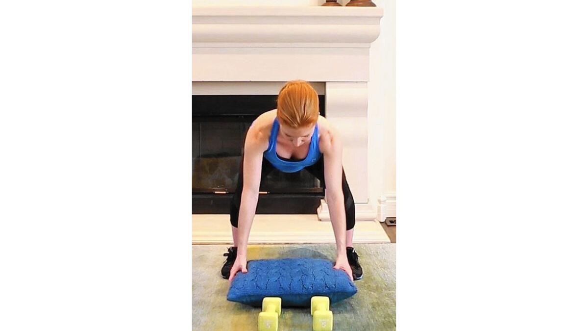 Sara Haley shows ways to improve how you lift to help you prevent back injuries.