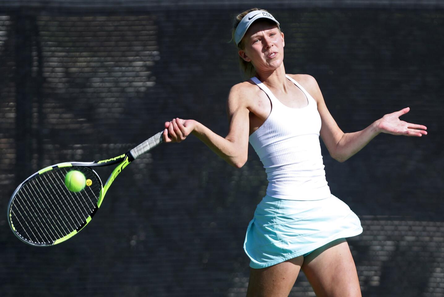 Photo Gallery: Corona del Mar vs. Encinitas San Dieguito in the CIF/USTA Southern California Regional girls' tennis quarterfinals