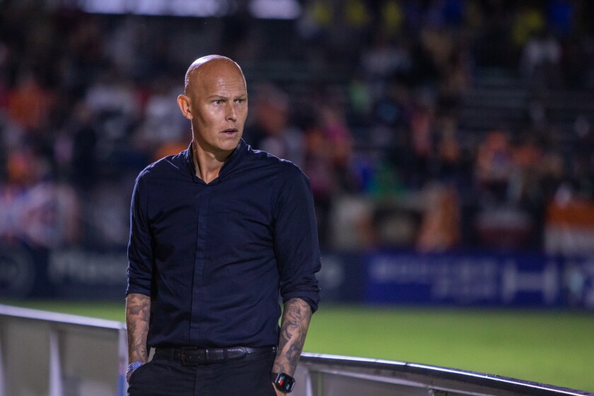 Richard Chaplow, entraîneur du Orange County Soccer Club