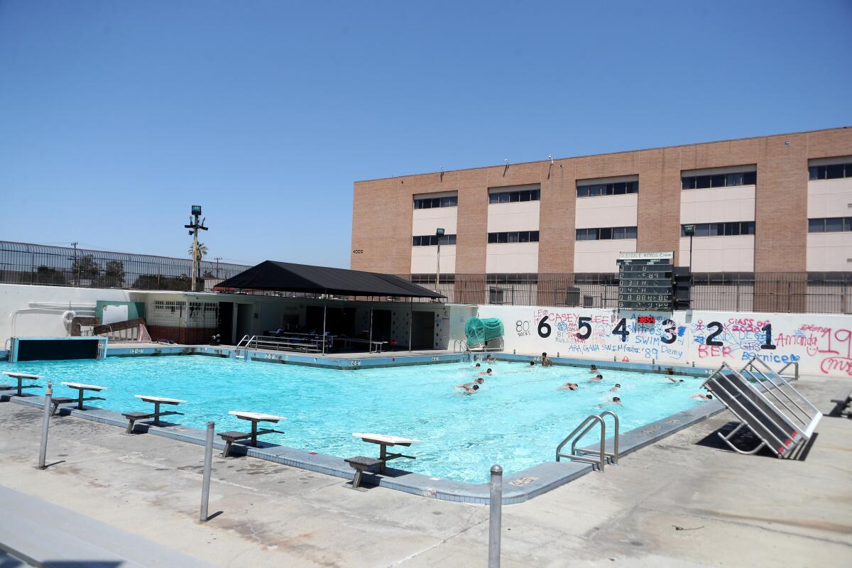 Glendale Unified’s board approved a $4.75 million budget increase in July to raise the total allocation for Glendale High School's CIF Southern Section sanctioned-sized pool to $15.7 million. Construction is due to begin this October. The completion date is set for October 2020.