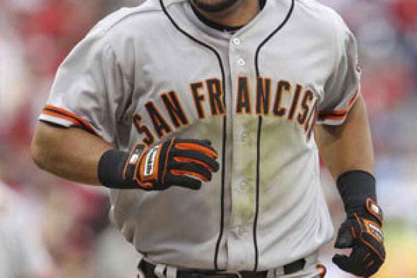 Melky Cabrera circles the bases after hitting a home run July 21.