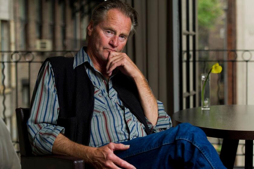 FILE - In this Sept. 29, 2011 file photo, actor Sam Shepard poses for a portrait in New York. Shepard, the Pulitzer Prize-winning playwright, Oscar-nominated actor and celebrated author whose plays chronicled the explosive fault lines of family and masculinity in the American West, died of complications from ALS, Thursday, July 27, 2017, at his home in Kentucky. He was 73. (AP Photo/Charles Sykes, File)