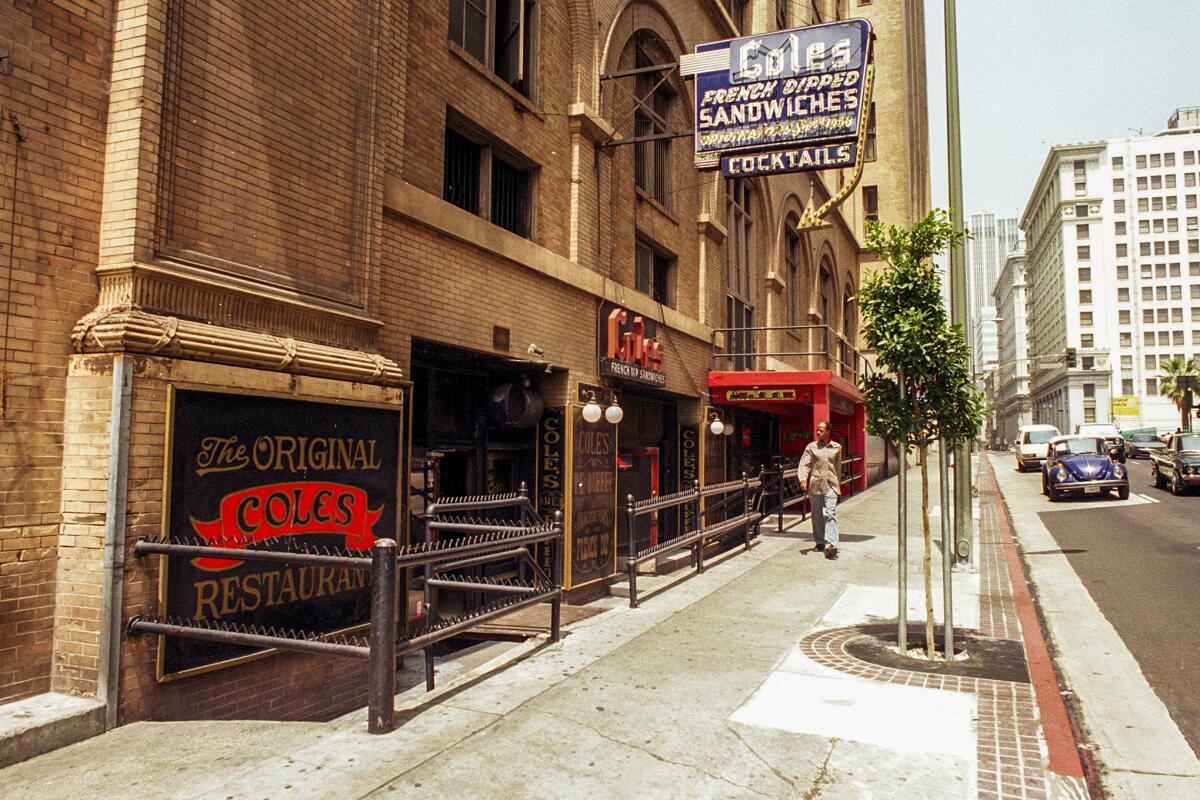 Exterior of Cole's in downtown L.A.