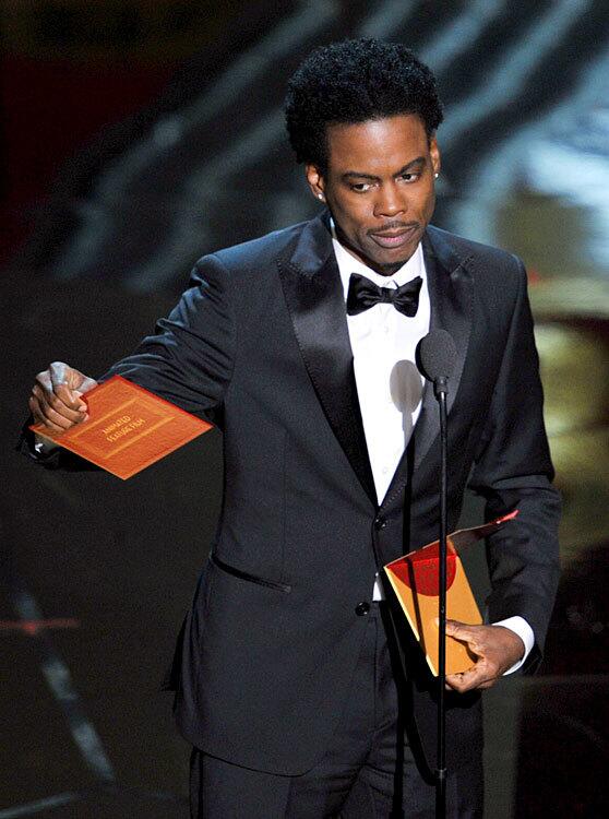 Onetime Oscar host Chris Rock returns as presenter of the award for animated feature film.