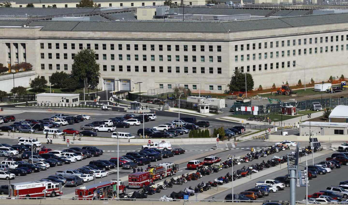 Pentagon parking lot