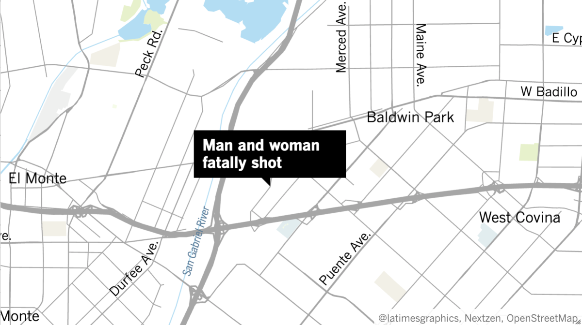 Detectives are investigating after a man and woman were found fatally shot in Baldwin Park.